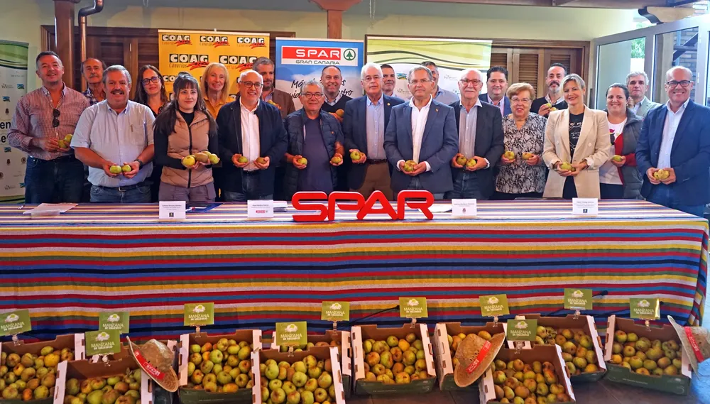 spar-convenio-manzana-reineta-valleseco-I-noticias-de-gran-canaria