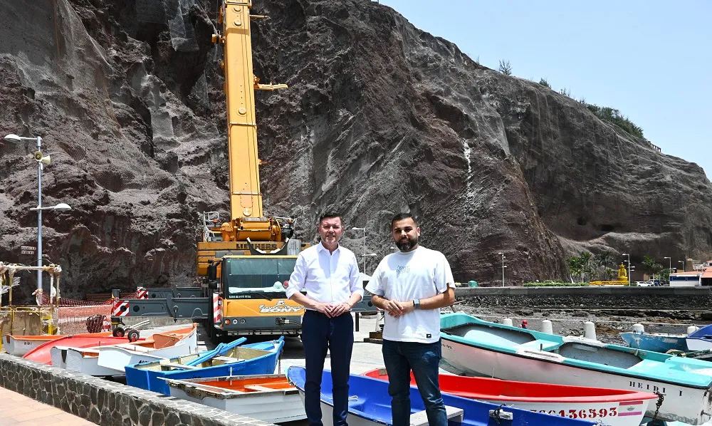 estabilizacion-taludes-en-avenida-de-sardina-galdar-avanza-a-buen-ritmo la estabilizacion de taludes en la avenida de sardina, en galdar, avanza a buen ritmo I noticias de gran canaria