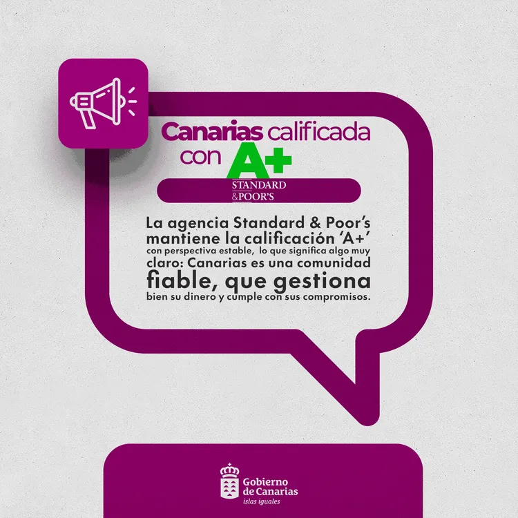 S&P-ratifica-la-solvencia-financiera-de-Canarias