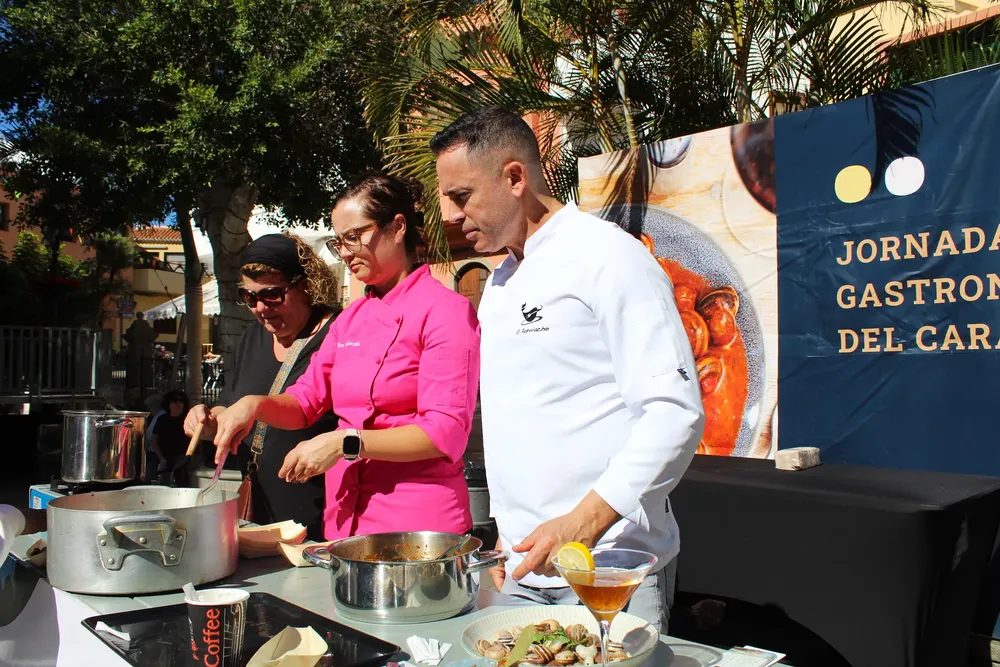 nauzet-artiles-y-nisamar-gonzalez-jornadas-gastronomicas-caracol-aguimes