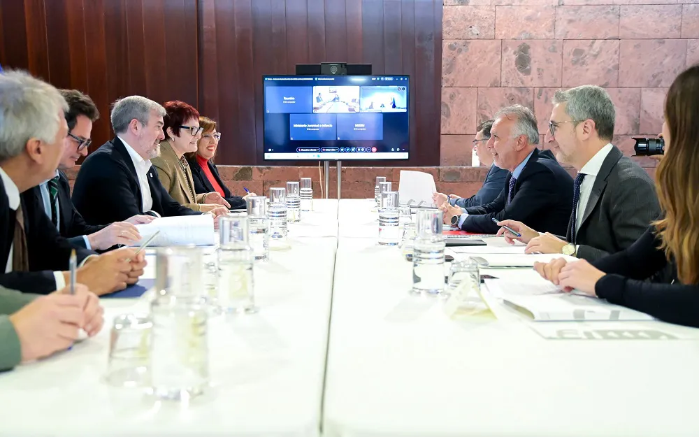 reunion-interministerial-inmigracion-fernando-clavijo-y-angel-victor-torres