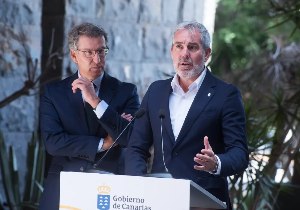 clavijo-y-feijoo-firman-un-plan-contra-el-descontrol-migratorio fernando clavijo, presidente del gobierno de canarias I noticias de gran canaria