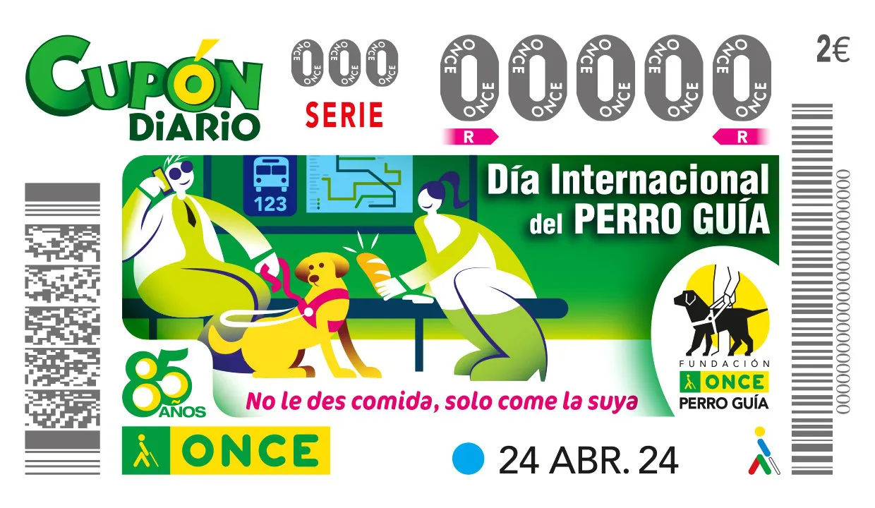 cupon-de-la-once-dia-mundial-perro-guia_noticias-de-gran-canaria