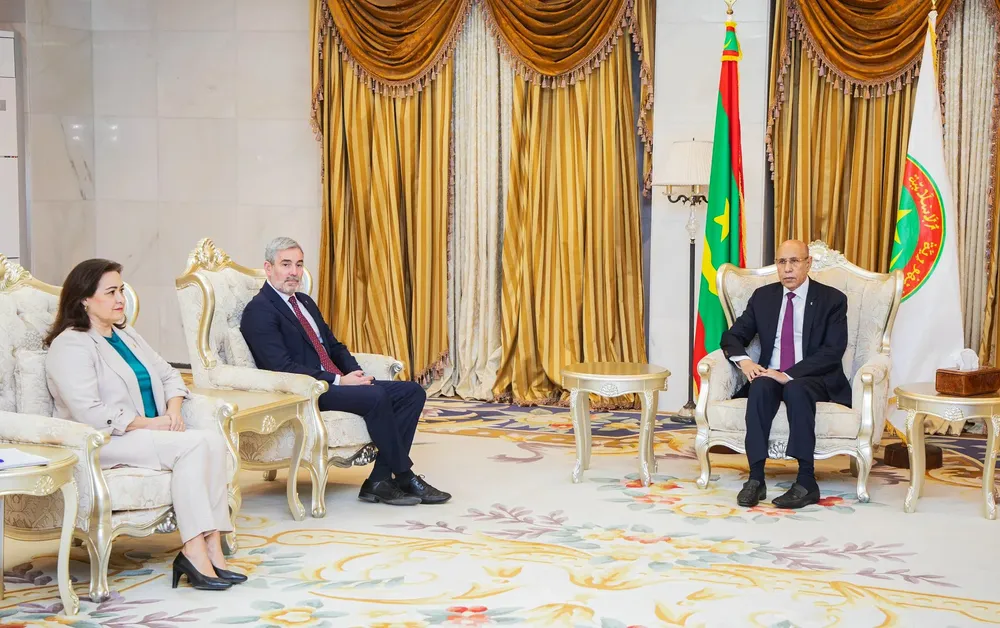 fernando-clavijo-reunion-con-presidente-de-mauritania-mohamed-ould-ghazouani