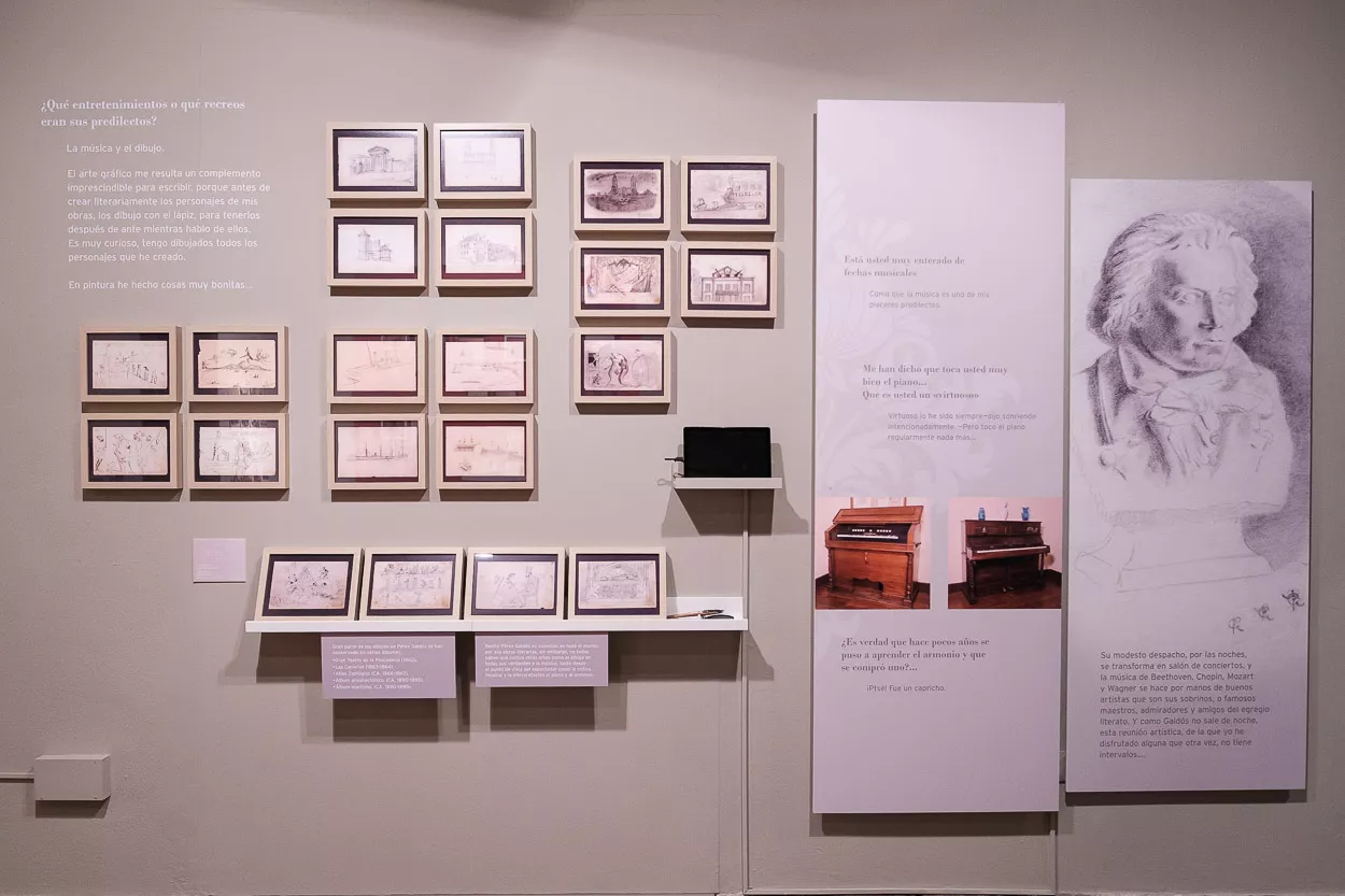 La exposición 'La mirada de Galdós', de Pedro Déniz, en la Casa-Museo Pérez Galdós, hasta el 14 de diciembre 2