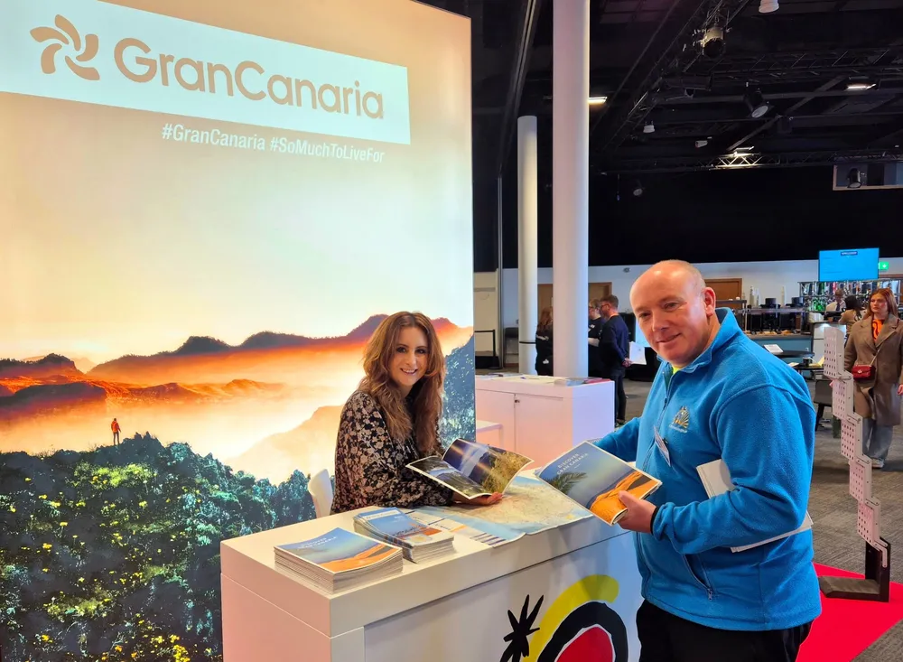 gran-canaria-se-promociona-en-irlanda-del-norte_holiday-world-show-belfast_noticias-de-gran-canaria estand promocional de gran canaria en irlanda del norte