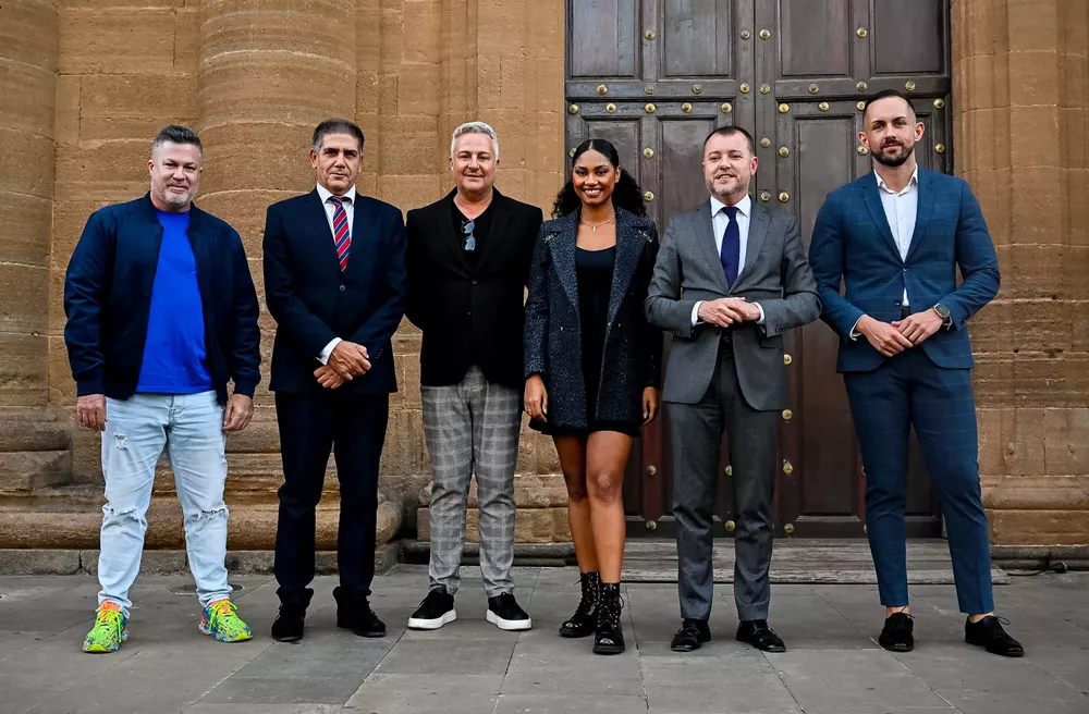 Edwin Rivera, José María García Mediano, Roberto Herrera, Nía Correia, Teodoro Sosa y Julio Mateo