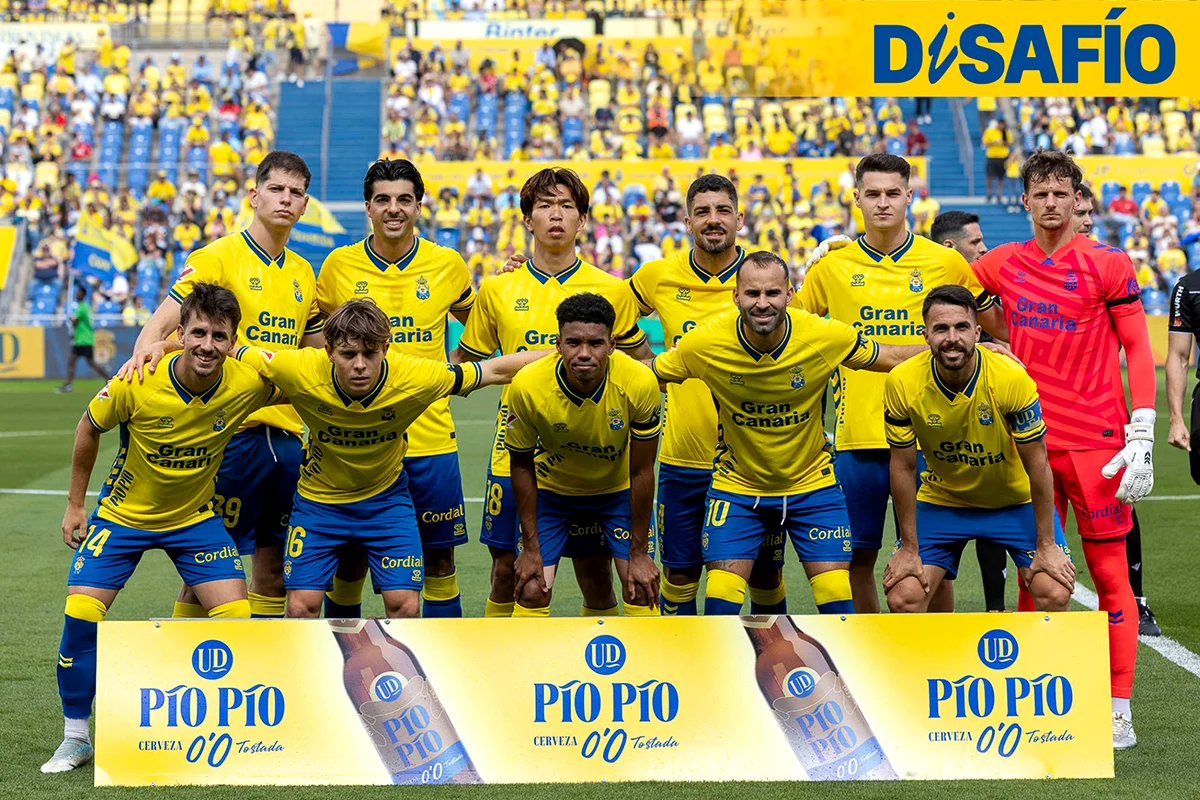 once-inicial-de-Las-Palmas-frente-al-Zaragoza