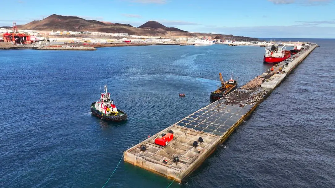 autoridad-portuaria-las-palmas-finaliza-los-trabajos-de-prolongacion-del-muelle-nelson-mandela trabajos de prolongación del Muelle Nelson Mandela I autoridad portuaria de las palmas I noticias de gran canaria