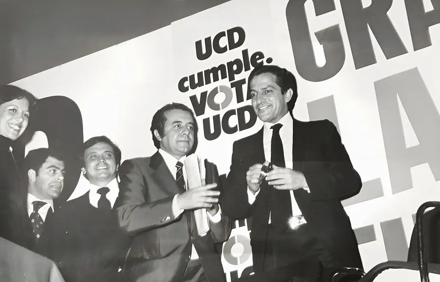 union-centro-democratico-ucd-lorenzo-olarte-y-adolfo-suarez-en-gran-canaria