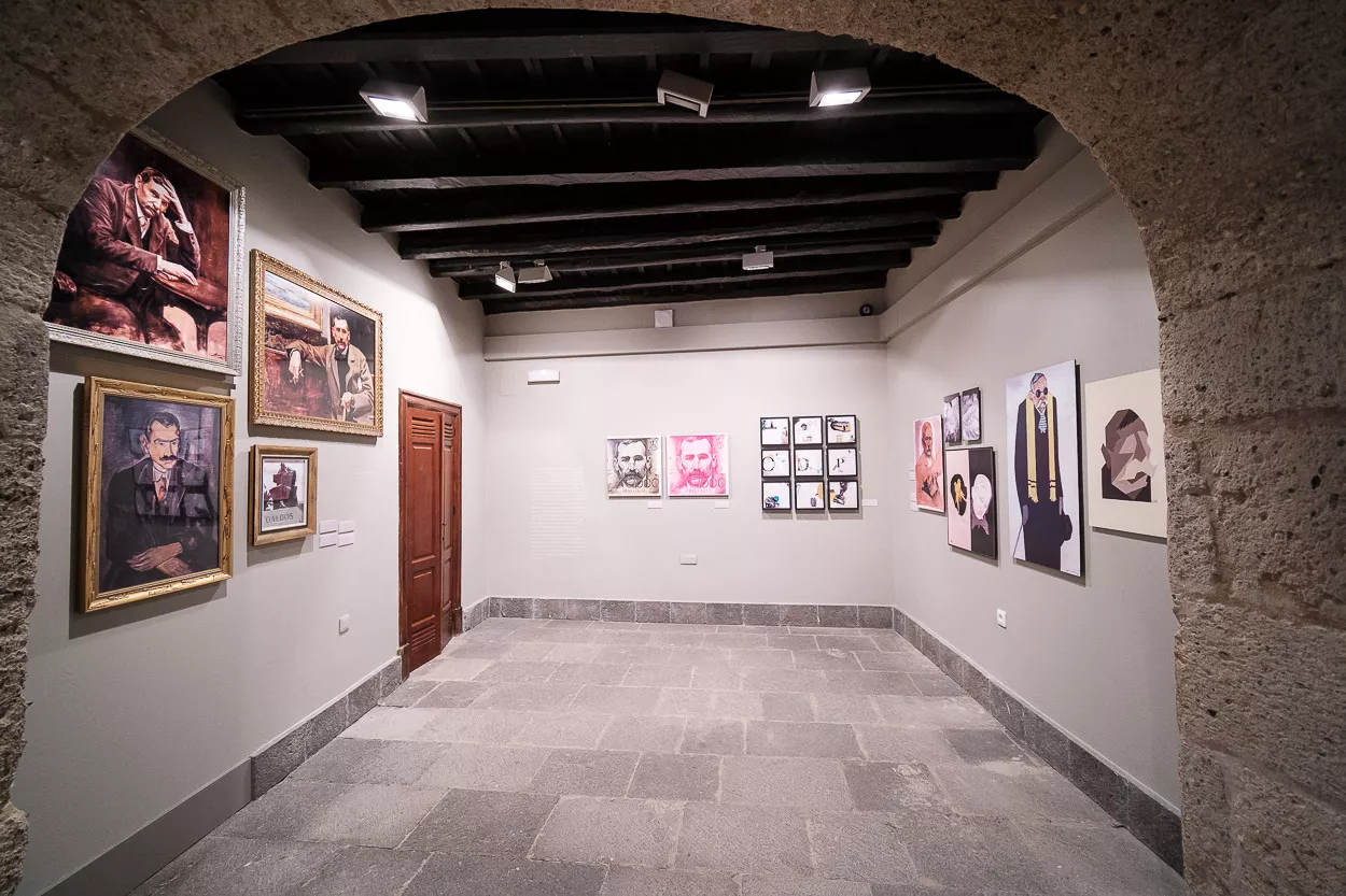 La exposición 'La mirada de Galdós', de Pedro Déniz, en Casa-Museo Pérez Galdós